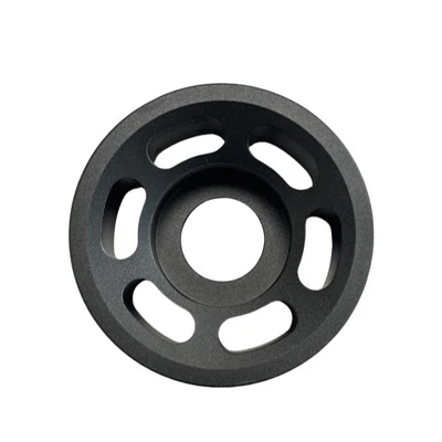 OEM CNC Machining Aluminum parts with black anodize